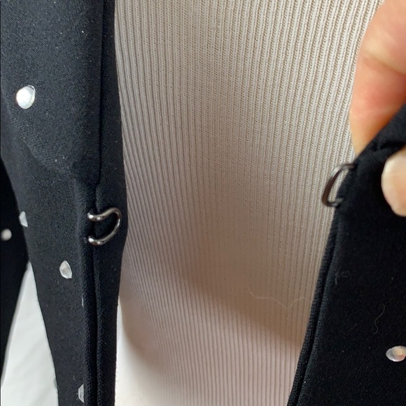 ✓ H&M EUC Bolero crop rhinestone jacket 4 black - Picture 8 of 16